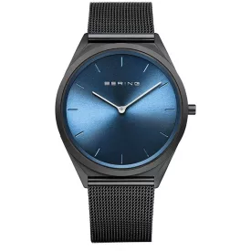   Bering Unisex férfi női óra karóra klasszikus - 17039-227 Meshband