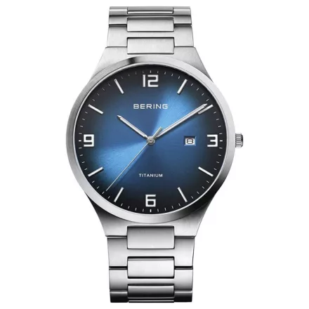 Bering férfi óra karóra ezüst - 15240-777 Titan