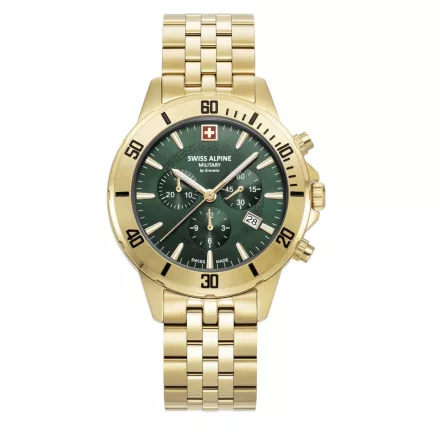 Swiss Alpine Military férfi óra analóg Kronográf 7024.9114SAM nemesacél