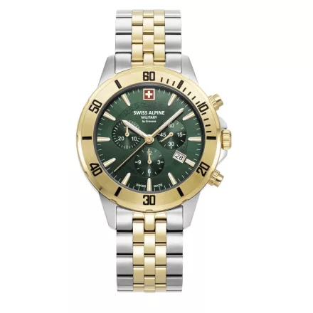 Swiss Alpine Military férfi óra analóg Kronográf 7024.9144SAM nemesacél