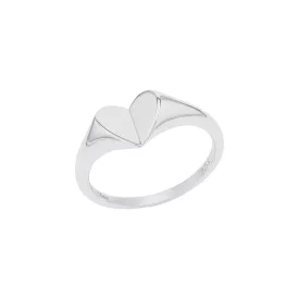   s.Oliver ékszer Női gyűrű ezüst 925 szív 204059 58 (18.4 mm Ø)