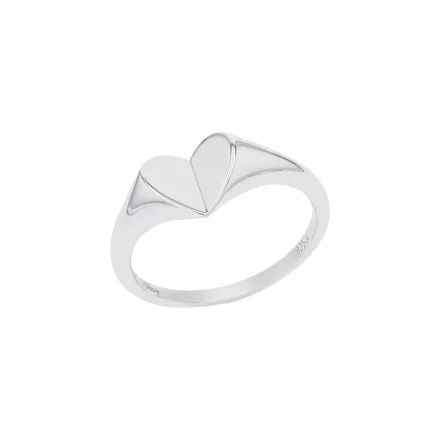 s.Oliver ékszer Női gyűrű ezüst 925 szív 204059 58 (18.4 mm Ø)