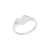 s.Oliver ékszer Női gyűrű ezüst 925 szív 204059 58 (18.4 mm Ø)
