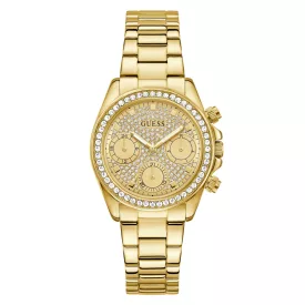 Guess Női óra karóra VICTORIA GW1037L2 nemesacél arany