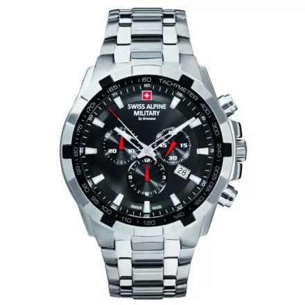 Swiss Alpine Military férfi óra Chrono 7043.9237SAM nemesacél