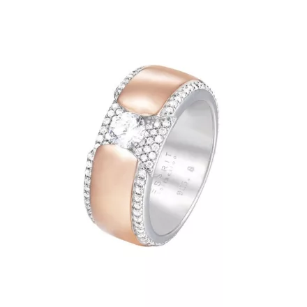 Esprit Collection Női gyűrű ezüst rosegold cirkónia Safira Gr.18 ELRG92456B180-1