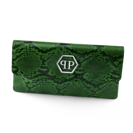 Philipp Plein Táska Clutch zöld PPPO125