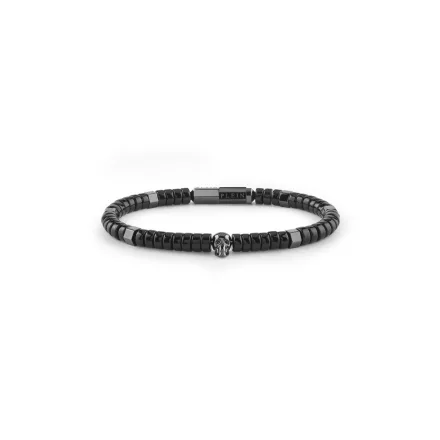 Philipp Plein férfi karkötő nemesacél IP Gun BEADS PJNEA14BU