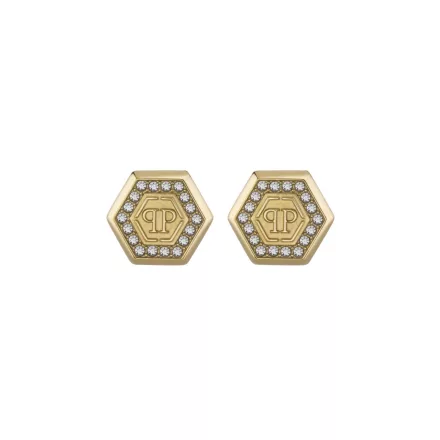 Philipp Plein Női fülbevaló ékszer nemesacél IP arany LEGACY PJREA18EU