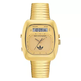   Adidas Unisex férfi női óra Analaog Retro Wave három nemesacél AOSY25014-1