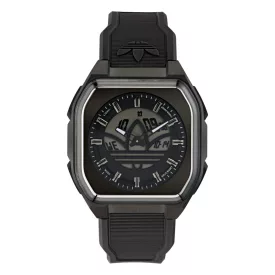   Adidas Unisex férfi női óra CITY TECH SIX SST fekete AOFH26015