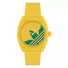   Adidas Unisex férfi női óra PROJECT három kerámia sárga AOST26045