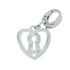   Fossil nyaklánc kiegészítő Charms JF87590040 szív zár Zyrkonia