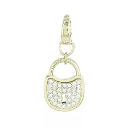 Fossil nyaklánc kiegészítő Charms JF00036710 zár arany strasszos
