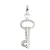Fossil nyaklánc kiegészítő Charms JF00030040 Schlüssel Zyrkonia
