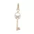 Fossil nyaklánc kiegészítő Charms JF87632040 Schlüssel rózsa arany pillangó