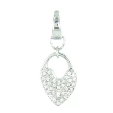 Fossil nyaklánc kiegészítő Charms JF00034040 zár nemesacél strasszos