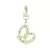 Fossil nyaklánc kiegészítő Charms JF00303710 Brezel arany strasszos