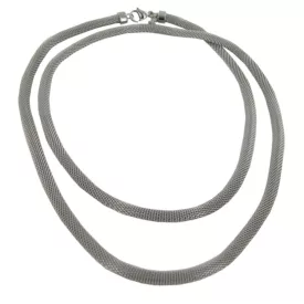 Skagen Női Lánc nyaklánc ezüst nemesacél Mesh JNSS037L