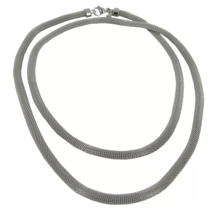 Skagen Női Lánc nyaklánc ezüst nemesacél Mesh JNSS037L