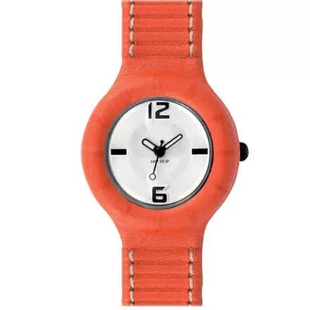 Hip Hop óra Silikonuhr bőr kicsi HWU0201 arancio