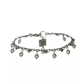 Konplott karkötő Gyöngy Shadow szürke Schwarzer Diamant
