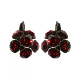   Konplott fülbevaló ékszer EuroWire Disco Balls rot Siam SS 29