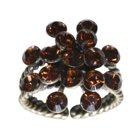 Konplott gyűrű Magic Fireball barna Rauchiges topaz