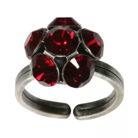 Konplott gyűrű Disco Balls rot Siam SS 29