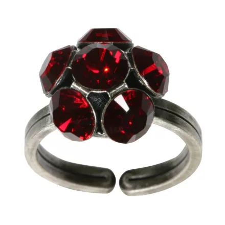 Konplott gyűrű Disco Balls rot Siam SS 29