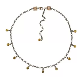   Konplott Lánc nyaklánc Tutui Collection fényes sárga topaz ezüst