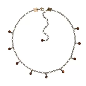   Konplott Lánc nyaklánc Tutui Collection barna smoked topaz ezüst