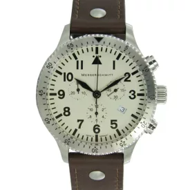   Aristo férfi Messerschmitt óra Kronográf Fliegeruhr ME-5030BEIGE