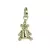 Fossil nyaklánc kiegészítő Charms arany JF00764710 Teddybär