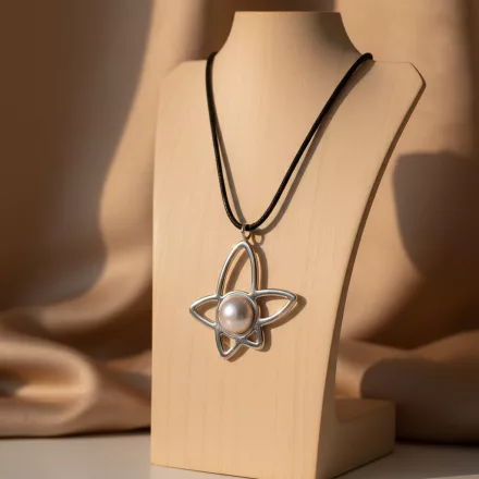 Misaki Női nyaklánc ékszer nemesacél LOTUS FLOWER QCRPLOTUSFLOWER