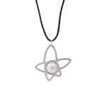 Misaki Női nyaklánc ékszer nemesacél LOTUS FLOWER QCRPLOTUSFLOWER