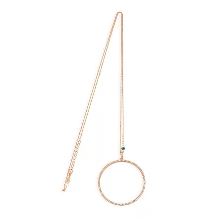 Kurshuni nyaklánc ékszer Lánc Torus ezüst Roségold KR197C-2