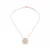 Kurshuni nyaklánc ékszer Seed Of Life ezüst Roségold KR462-2
