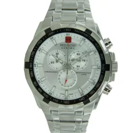   Swiss Military Hanowa férfi óra Chrono 06-5272.04.001 nemesacél