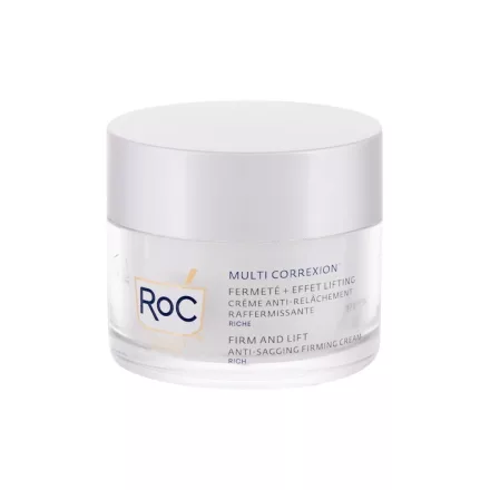 RoC Multi Correxion Firm And Lift nappali arckrém Anti-Sagging Firming Cream Rich nőknek 50 ml