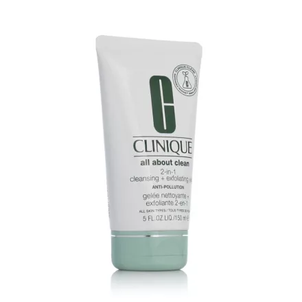 Clinique All About Clean 2-IN-1 Cleansing + Exfoliating Jelly arctisztító gél nőknek 150 ml