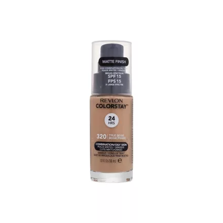 Revlon Colorstay Combination Oily Skin alapozó SPF15 320 True Beige nőknek 30 ml