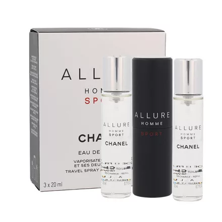 Chanel Allure Homme Sport EDT parfüm férfiaknak 3x20 ml