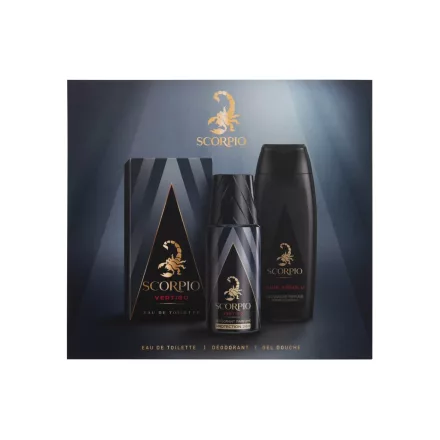 Scorpio Vertigo EDT parfüm férfiaknak 75 ml ajándékszett