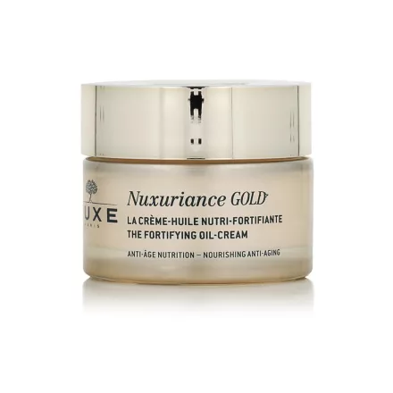 NUXE Nuxuriance Gold Nutri-Fortifying Oil-Cream nappali arckrém nőknek 50 ml