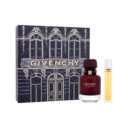 Givenchy L'Interdit Rouge EDP parfüm nőknek 50 ml ajándékszett