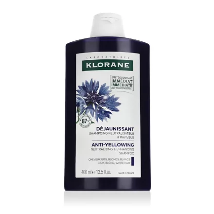 Klorane Organic Centaury Anti-Yellowing sampon nőknek 400 ml