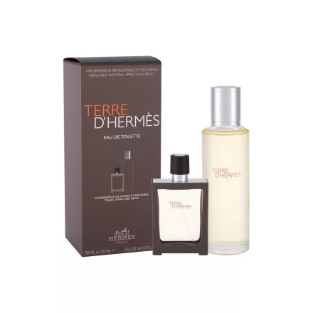 Hermes Terre d'Hermès EDT parfüm férfiaknak 30 ml ajándékszett