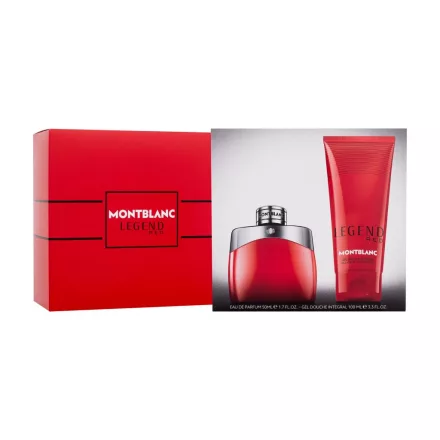 Montblanc Legend Red EDP parfüm férfiaknak 50 ml ajándékszett
