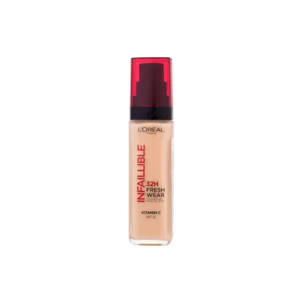 L'Oréal Paris Infaillible 32H Fresh Wear alapozó SPF25 120 nőknek 30 ml